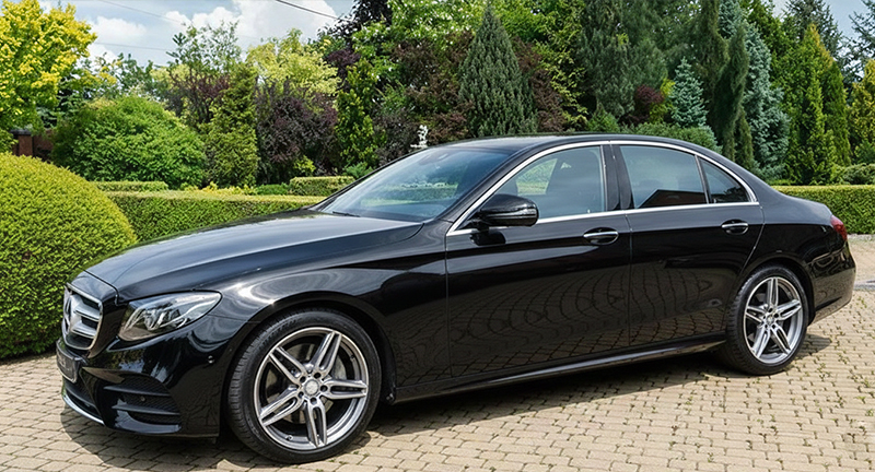 Mercedes-Benz E-Class sedan, front view